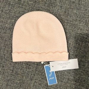 Baby girl pink jacadi hat